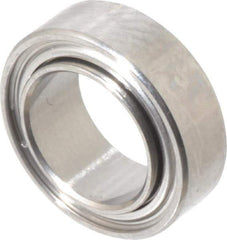 Value Collection - 5/16" Bore Diam, 1/2" OD, Double Shield Miniature Radial Ball Bearing - 5/32" Wide, 1 Row, Round Bore, 52 Lb Static Capacity, 122 Lb Dynamic Capacity - Apex Tool & Supply