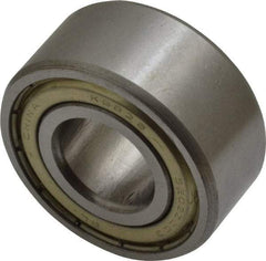 Tritan - 15mm Bore Diam, 35mm OD, Double Shield Angular Contact Radial Ball Bearing - 15.9mm Wide, 2 Rows, Round Bore, 1,500 Lb Static Capacity, 2,600 Lb Dynamic Capacity - Apex Tool & Supply