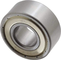 Tritan - 17mm Bore Diam, 40mm OD, Double Shield Angular Contact Radial Ball Bearing - 17.5mm Wide, 2 Rows, Round Bore, 2,000 Lb Static Capacity, 3,300 Lb Dynamic Capacity - Apex Tool & Supply