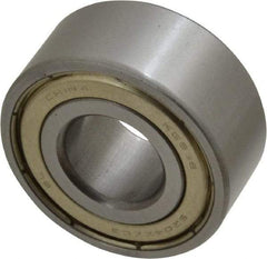 Tritan - 20mm Bore Diam, 47mm OD, Double Shield Angular Contact Radial Ball Bearing - 20.6mm Wide, 2 Rows, Round Bore, 2,700 Lb Static Capacity, 4,400 Lb Dynamic Capacity - Apex Tool & Supply