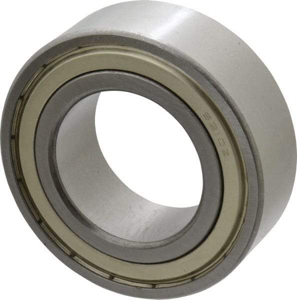 Tritan - 50mm Bore Diam, 90mm OD, Double Shield Angular Contact Radial Ball Bearing - 30.2mm Wide, 2 Rows, Round Bore, 9,400 Lb Static Capacity, 11,500 Lb Dynamic Capacity - Apex Tool & Supply