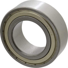Tritan - 50mm Bore Diam, 90mm OD, Double Shield Angular Contact Radial Ball Bearing - 30.2mm Wide, 2 Rows, Round Bore, 9,400 Lb Static Capacity, 11,500 Lb Dynamic Capacity - Apex Tool & Supply
