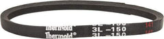 Value Collection - Section 4L, 97" Outside Length, V-Belt - Rubber, Fractional HP, No. 4L970 - Apex Tool & Supply