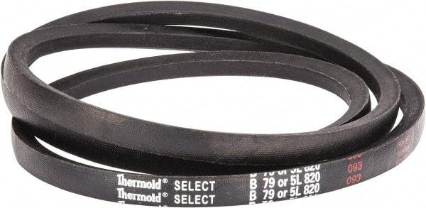Value Collection - Section 5L, 82" Outside Length, V-Belt - Rubber, Fractional HP, No. 5L820 - Apex Tool & Supply