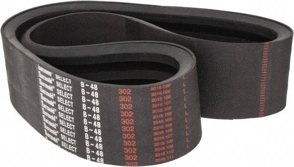 Value Collection - Section B, V-Belt - Neoprene Rubber, Classic Banded, No. B-48 - Apex Tool & Supply