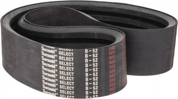 Value Collection - Section B, V-Belt - Neoprene Rubber, Classic Banded, No. B-52 - Apex Tool & Supply