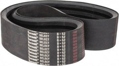 Value Collection - Section B, V-Belt - Neoprene Rubber, Classic Banded, No. B-52 - Apex Tool & Supply