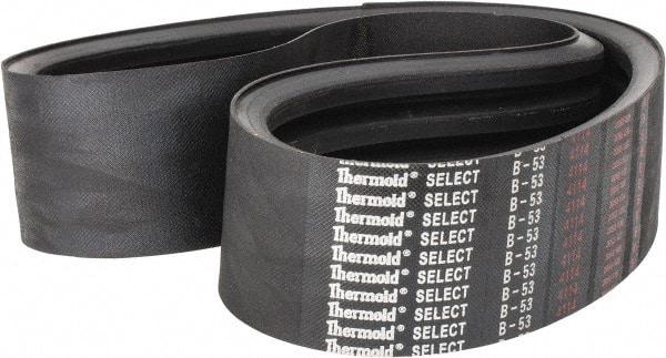 Value Collection - Section B, V-Belt - Neoprene Rubber, Classic Banded, No. B-53 - Apex Tool & Supply