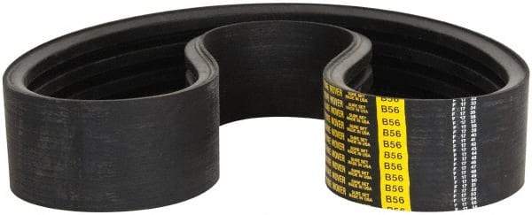 Value Collection - Section B, V-Belt - Neoprene Rubber, Classic Banded, No. B-56 - Apex Tool & Supply