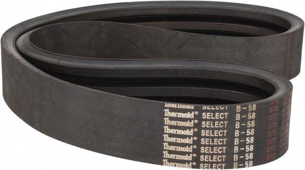 Value Collection - Section B, V-Belt - Neoprene Rubber, Classic Banded, No. B-58 - Apex Tool & Supply
