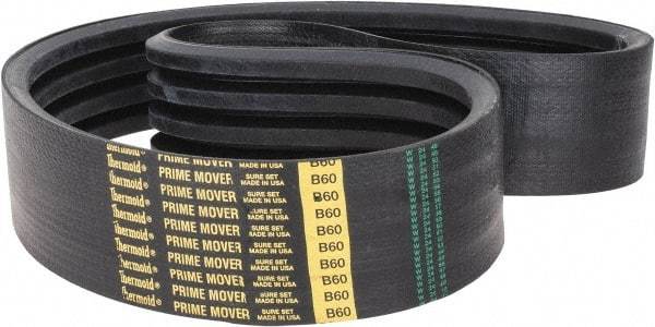 Value Collection - Section B, V-Belt - Neoprene Rubber, Classic Banded, No. B-60 - Apex Tool & Supply