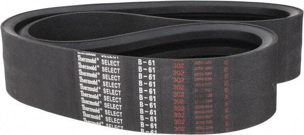Value Collection - Section B, V-Belt - Neoprene Rubber, Classic Banded, No. B-61 - Apex Tool & Supply
