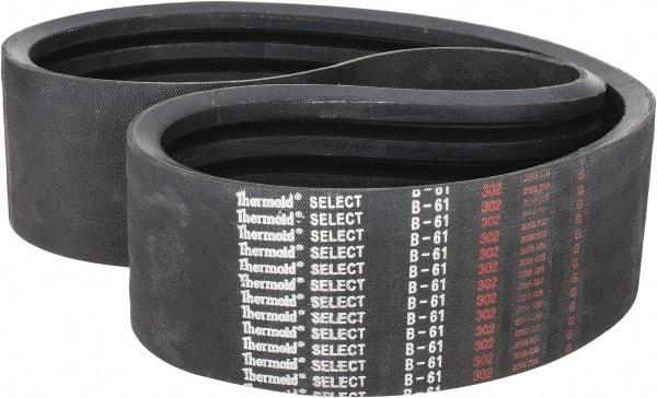 Value Collection - Section B, V-Belt - Neoprene Rubber, Classic Banded, No. B-61 - Apex Tool & Supply