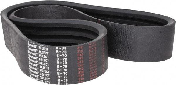Value Collection - Section B, V-Belt - Neoprene Rubber, Classic Banded, No. B-70 - Apex Tool & Supply