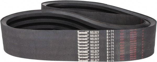 Value Collection - Section B, V-Belt - Neoprene Rubber, Classic Banded, No. B-71 - Apex Tool & Supply
