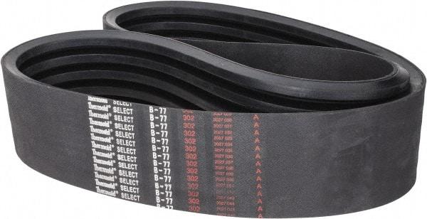Value Collection - Section B, V-Belt - Neoprene Rubber, Classic Banded, No. B-77 - Apex Tool & Supply