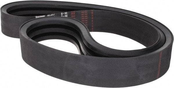 Value Collection - Section B, V-Belt - Neoprene Rubber, Classic Banded, No. B-80 - Apex Tool & Supply
