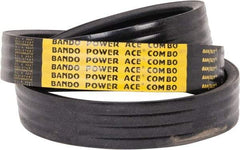 Bando - Section CX, 7/8" Wide, 242" Outside Length, V-Belt - Black, No. CX240 - Apex Tool & Supply
