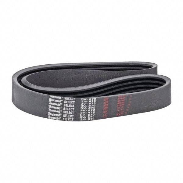 Value Collection - Section 3V, V-Belt - Neoprene Rubber, Narrow Banded, No. 3V670 - Apex Tool & Supply