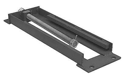 Made in USA - 7-1/4" Wide, Steel Bearing Take Up Frame - Apex Tool & Supply