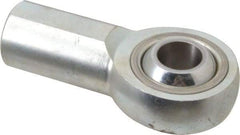 Made in USA - 2-3/4" ID, 2-3/4" Max OD, 76,205 Lb Max Static Cap, Plain Female Spherical Rod End - 1-1/4 - 12 RH, Alloy Steel with Steel Raceway - Apex Tool & Supply