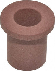 Bunting Bearing - 1/2" Inside x 3/4" Outside Diam, PTFE Sleeve Bearing - 1" Flange Outside Diam, 1/8" Flange Thickness, 1" OAL - Apex Tool & Supply