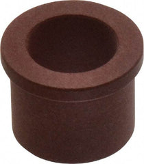 Bunting Bearing - 5/8" Inside x 7/8" Outside Diam, PTFE Sleeve Bearing - 1" Flange Outside Diam, 1/8" Flange Thickness, 3/4" OAL - Apex Tool & Supply
