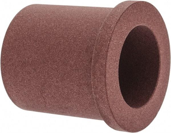 Bunting Bearing - 5/8" Inside x 7/8" Outside Diam, PTFE Sleeve Bearing - 1" Flange Outside Diam, 1/8" Flange Thickness, 1" OAL - Apex Tool & Supply