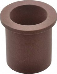 Bunting Bearing - 1" Inside x 1-1/4" Outside Diam, PTFE Sleeve Bearing - 1-1/2" Flange Outside Diam, 1/8" Flange Thickness, 1-1/2" OAL - Apex Tool & Supply