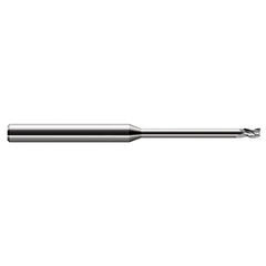 ‎Miniature End Mills - Long Reach, Stub Flute - 0.0780″ (5/64″) Cutter Diameter × 0.1170″ Length of Cut × 1.1870″ (1-3/16″) Reach Carbide Square End Mill, 3 Flutes - Exact Industrial Supply