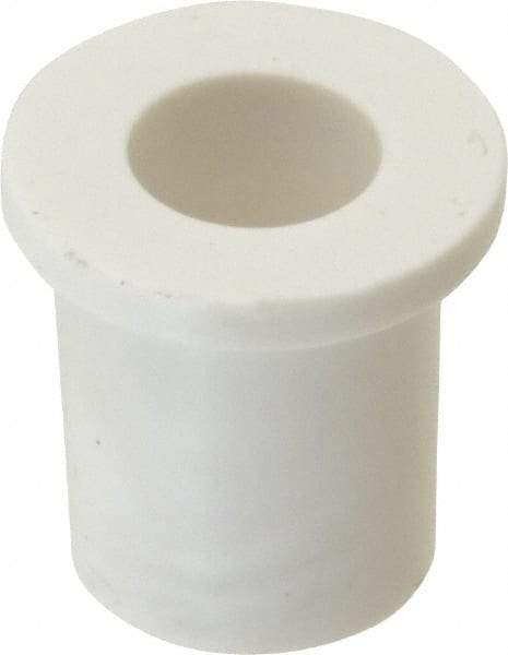 Bunting Bearing - 1/2" Inside x 3/4" Outside Diam, PTFE Sleeve Bearing - 1" Flange Outside Diam, 1/8" Flange Thickness, 1" OAL - Apex Tool & Supply