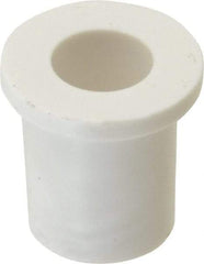 Bunting Bearing - 1/2" Inside x 3/4" Outside Diam, PTFE Sleeve Bearing - 1" Flange Outside Diam, 1/8" Flange Thickness, 1" OAL - Apex Tool & Supply