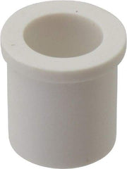 Bunting Bearing - 5/8" Inside x 7/8" Outside Diam, PTFE Sleeve Bearing - 1" Flange Outside Diam, 1/8" Flange Thickness, 1" OAL - Apex Tool & Supply