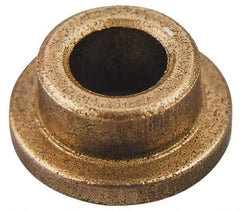 Bunting Bearing - 1" Inside x 1-1/4" Outside Diam, PTFE Sleeve Bearing - 1-1/2" Flange Outside Diam, 1/8" Flange Thickness, 1-1/2" OAL - Apex Tool & Supply