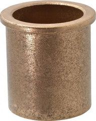 Boston Gear - 1-1/4" Inside x 1-1/2" Outside Diam, Oil Impregnated Bronze SAE-841 Flanged Sleeve Bearing - 1-3/4" Flange Outside Diam, 1/8" Flange Thickness, 1-3/4" OAL - Apex Tool & Supply