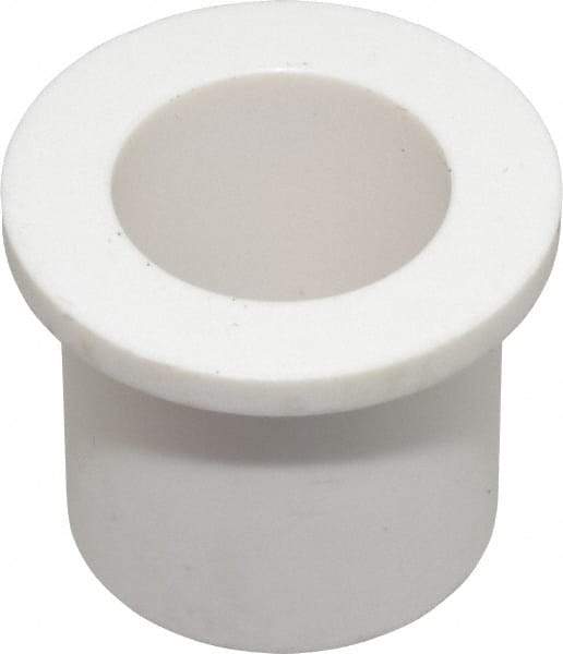 Bunting Bearing - 3/4" Inside x 1" Outside Diam, PTFE Sleeve Bearing - 1-1/4" Flange Outside Diam, 1/8" Flange Thickness, 1" OAL - Apex Tool & Supply