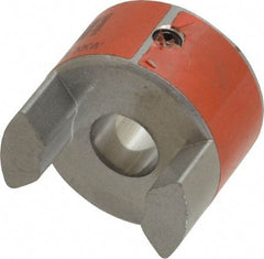 Lovejoy - 1/2" Max Bore Diam, Flexible Coupling Hub - 1.36" OD, 2" OAL, Sintered Iron, Order 2 Hubs & 1 Spider for Complete Coupling - Apex Tool & Supply