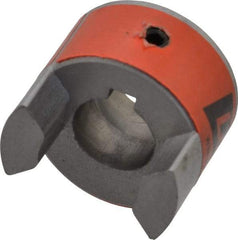 Lovejoy - 16mm Max Bore, 5mm x 2.3mm Keyway Width x Depth, Flexible Coupling Hub - 1.36" OD, 2" OAL, Sintered Iron, Order 2 Hubs & 1 Spider for Complete Coupling - Apex Tool & Supply