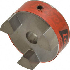 Lovejoy - 1/2" Max Bore Diam, Flexible Coupling Hub - 2.11" OD, 2.12" OAL, Sintered Iron, Order 2 Hubs & 1 Spider for Complete Coupling - Apex Tool & Supply