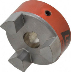 Lovejoy - 5/8" Max Bore Diam, 3/16" x 3/32" Keyway Width x Depth, Flexible Coupling Hub - 2.11" OD, 2.12" OAL, Sintered Iron, Order 2 Hubs & 1 Spider for Complete Coupling - Apex Tool & Supply