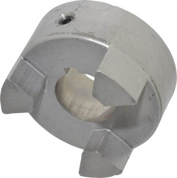 Lovejoy - 7/8" Max Bore Diam, 3/16" x 3/32" Keyway Width x Depth, Flexible Coupling Hub - 2.11" OD, 2.12" OAL, Sintered Iron, Order 2 Hubs & 1 Spider for Complete Coupling - Apex Tool & Supply