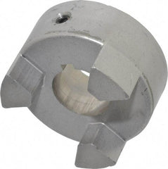 Lovejoy - 7/8" Max Bore Diam, 3/16" x 3/32" Keyway Width x Depth, Flexible Coupling Hub - 2.11" OD, 2.12" OAL, Sintered Iron, Order 2 Hubs & 1 Spider for Complete Coupling - Apex Tool & Supply
