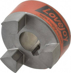 Lovejoy - 19mm Max Bore, 6mm x 2.8mm Keyway Width x Depth, Flexible Coupling Hub - 2.11" OD, 2.12" OAL, Sintered Iron, Order 2 Hubs & 1 Spider for Complete Coupling - Apex Tool & Supply