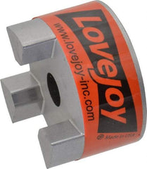 Lovejoy - 1/2" Max Bore Diam, Flexible Coupling Hub - 2.11" OD, 2-1/2" OAL, Sintered Iron, Order 2 Hubs & 1 Spider for Complete Coupling - Apex Tool & Supply