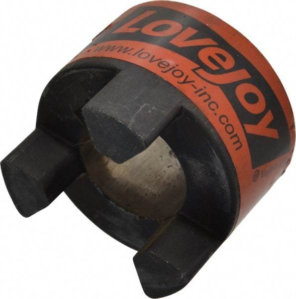 Lovejoy - 1-3/8" Max Bore Diam, 5/16" x 5/32" Keyway Width x Depth, Flexible Coupling Hub - 2.54" OD, 3-1/2" OAL, Sintered Iron, Order 2 Hubs & 1 Spider for Complete Coupling - Apex Tool & Supply