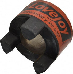 Lovejoy - 1-3/8" Max Bore Diam, 5/16" x 5/32" Keyway Width x Depth, Flexible Coupling Hub - 2.54" OD, 3-1/2" OAL, Sintered Iron, Order 2 Hubs & 1 Spider for Complete Coupling - Apex Tool & Supply