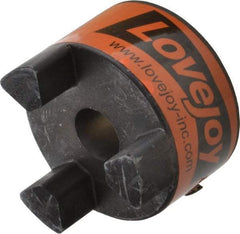 Lovejoy - 19mm Max Bore, 6mm x 2.8mm Keyway Width x Depth, Flexible Coupling Hub - 2.54" OD, 3-1/2" OAL, Sintered Iron, Order 2 Hubs & 1 Spider for Complete Coupling - Apex Tool & Supply