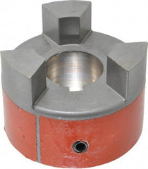 Lovejoy - 1-3/8" Max Bore Diam, 5/16" x 5/32" Keyway Width x Depth, Flexible Coupling Hub - 3.31" OD, 4-1/4" OAL, Sintered Iron, Order 2 Hubs & 1 Spider for Complete Coupling - Apex Tool & Supply
