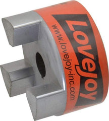Lovejoy - 7/8" Max Bore Diam, Flexible Hub Coupling - 3-3/4" OD, 4-1/2" OAL, Sintered Iron - Apex Tool & Supply