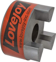Lovejoy - 1-1/4" Max Bore Diam, Flexible Hub Coupling - 3-3/4" OD, 4-1/2" OAL, Sintered Iron - Apex Tool & Supply